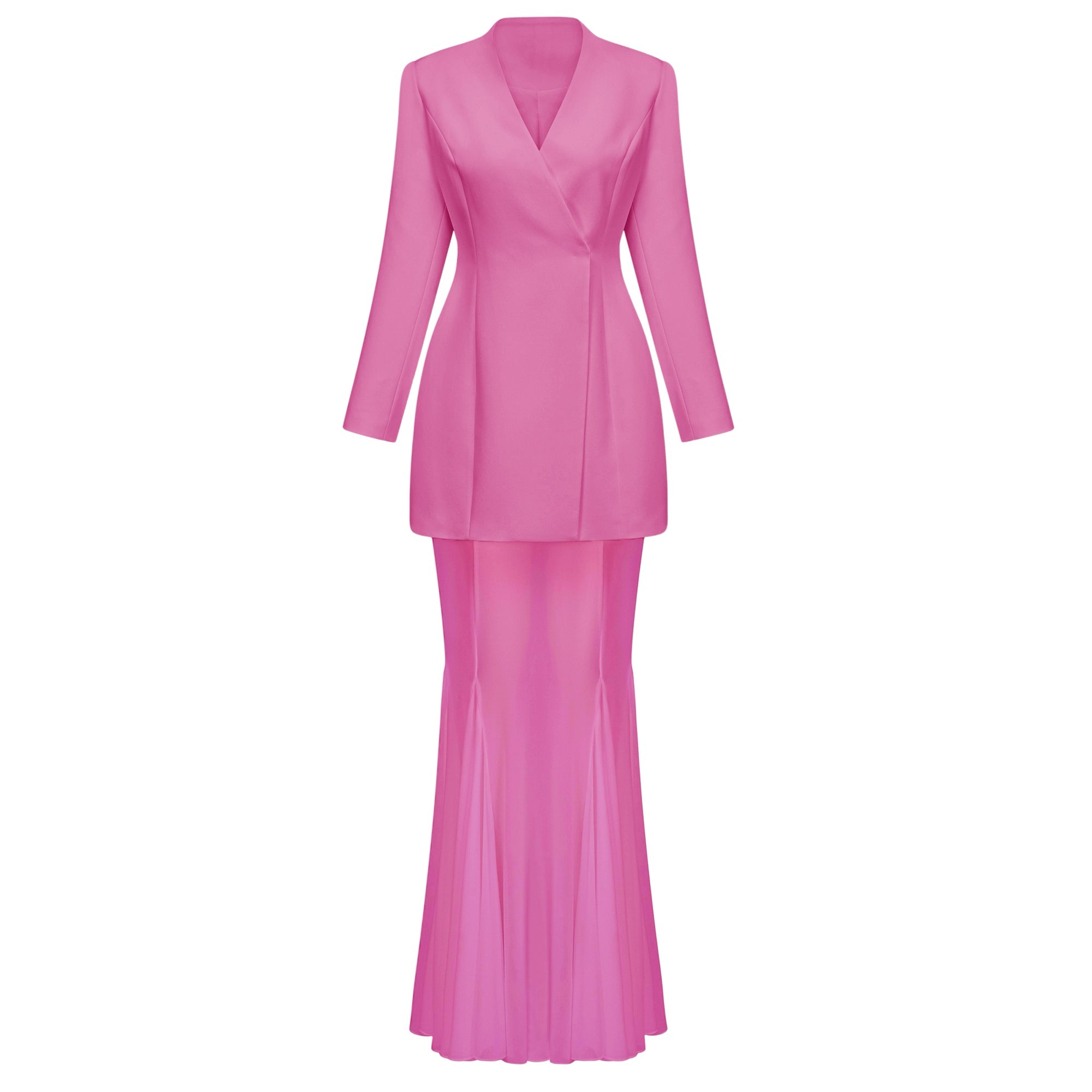 Enora Barrel Design Jacket & Skirt Set