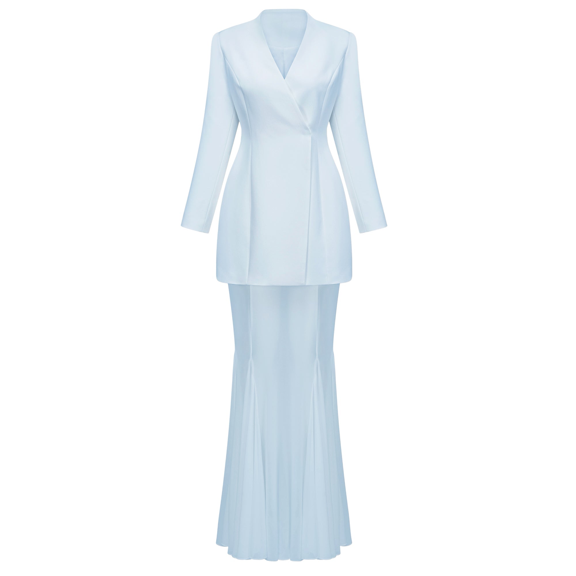 Enora Barrel Design Jacket & Skirt Set