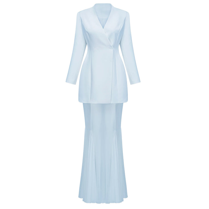 Enora Barrel Design Jacket & Skirt Set