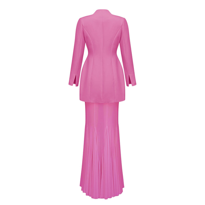 Enora Barrel Design Jacket & Skirt Set