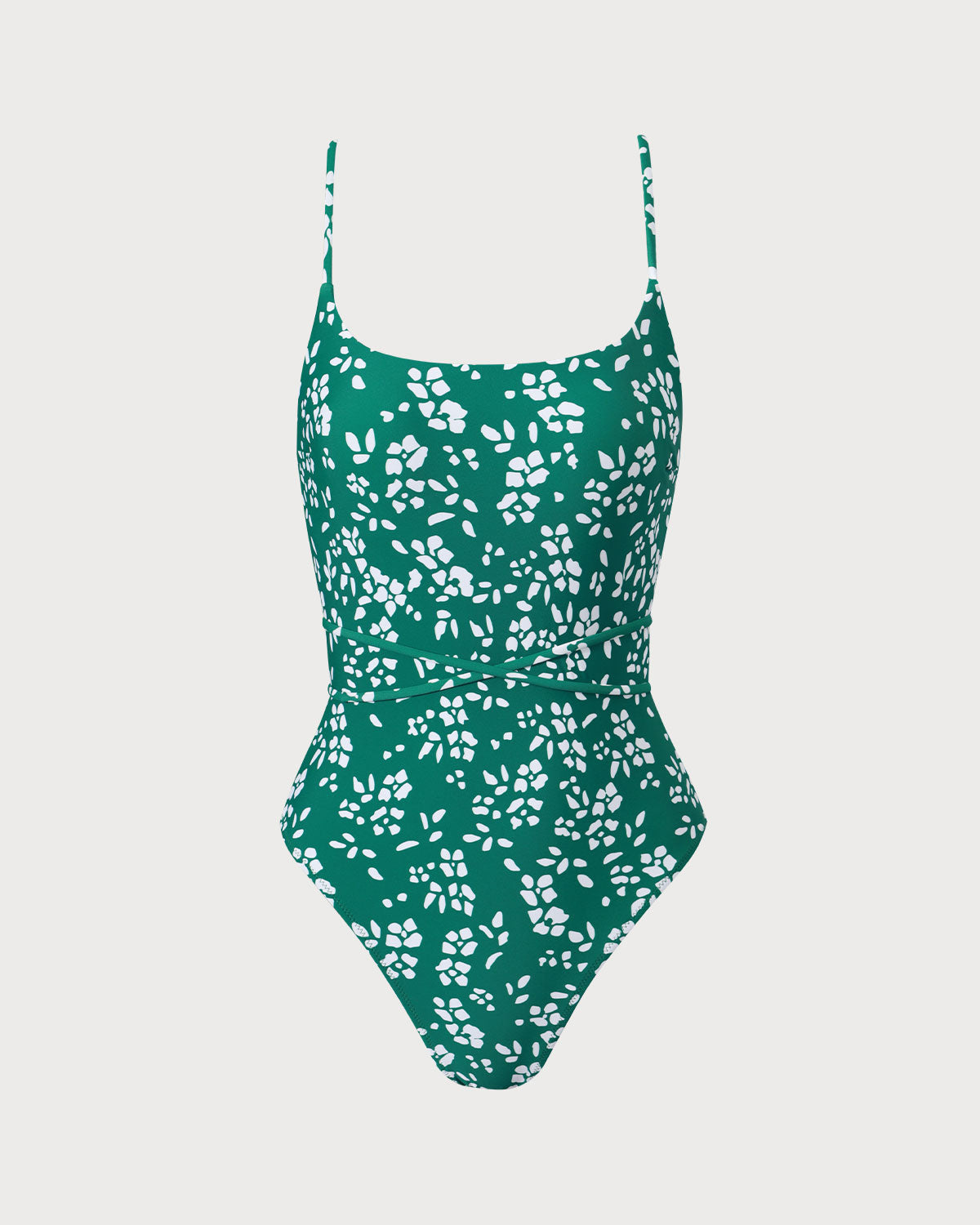 Women's Knitted Floral One Piece Swimwear