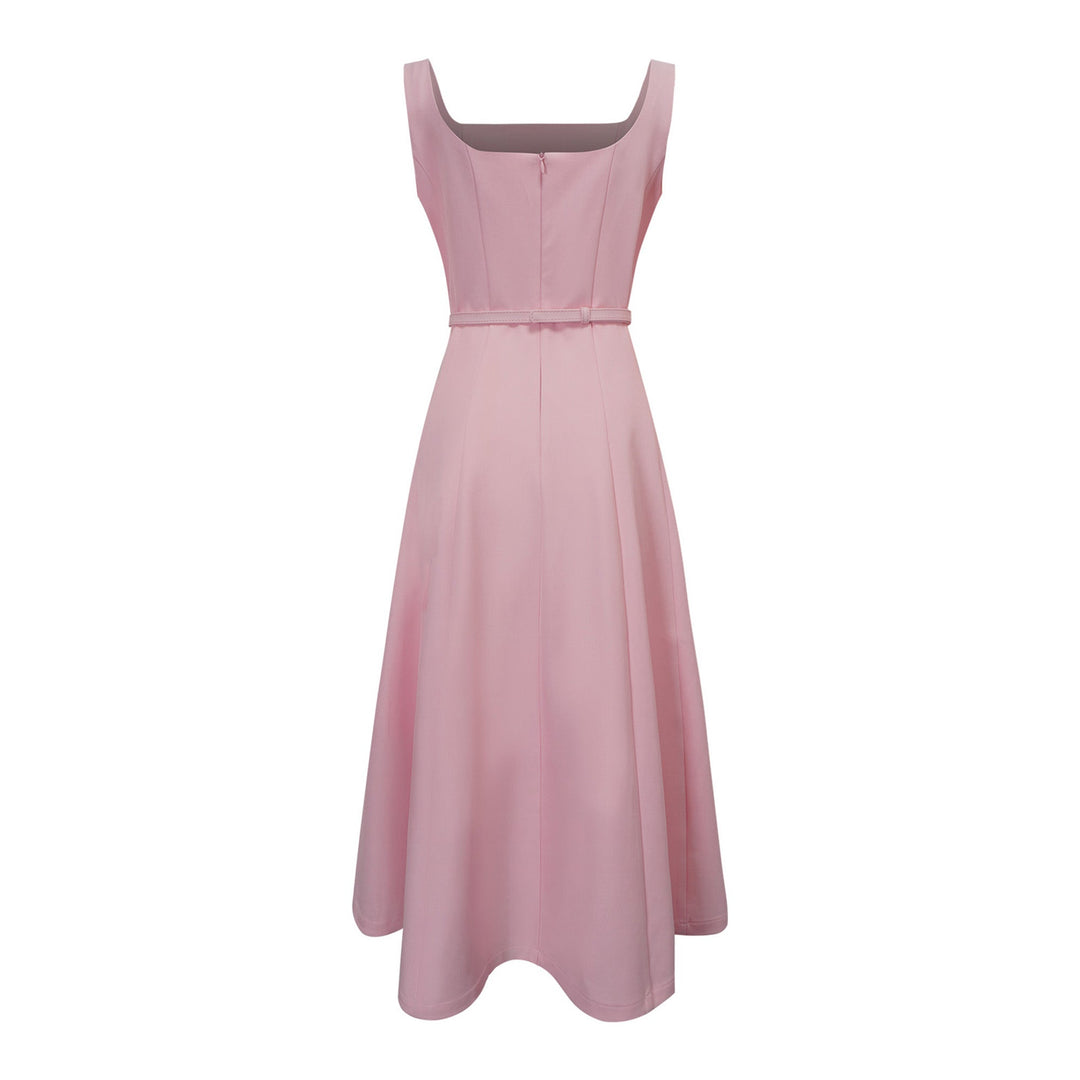 Avellia Rosé Crystal Embellished Jacket & Dress Set