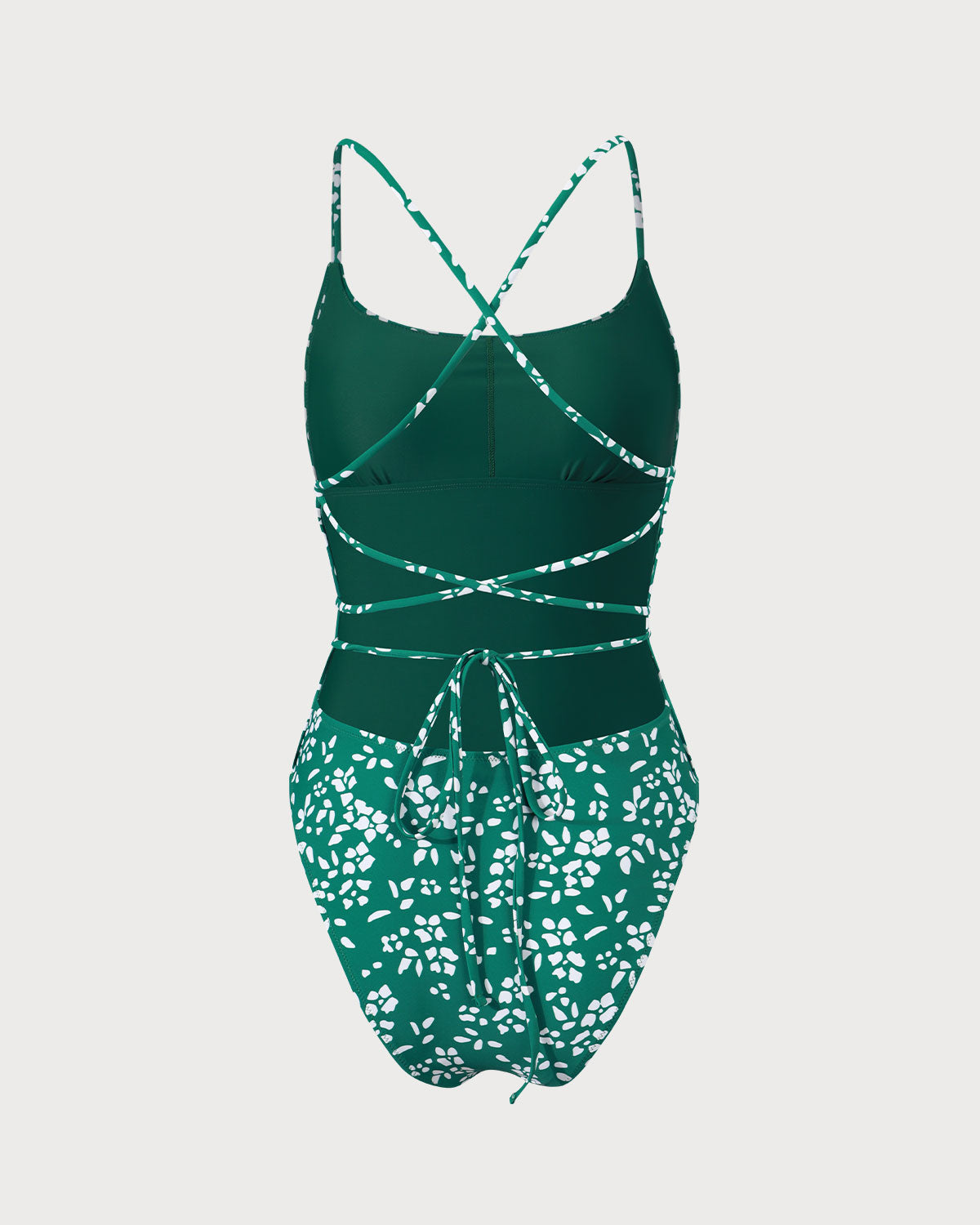 Women's Knitted Floral One Piece Swimwear