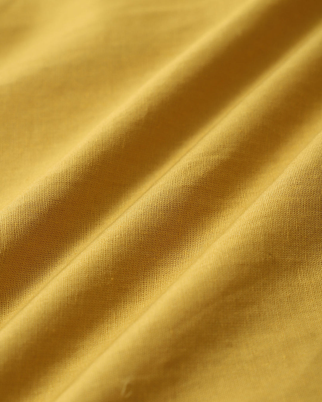 Yellow Square Neck Shirred Slip Midi Dress