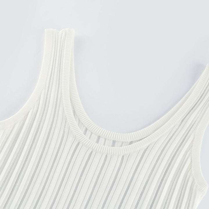 Avellia Lumière White Cut-Out Pleated Mini Dress