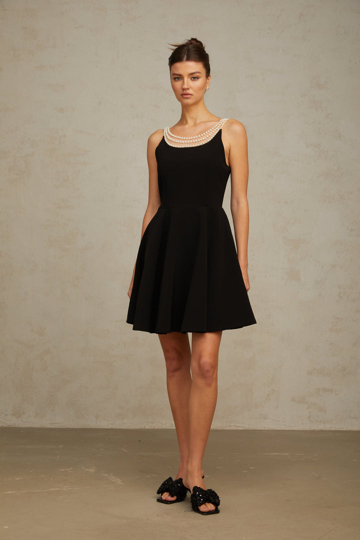 Avellia Danaé Midnight Pearl Mini Dress
