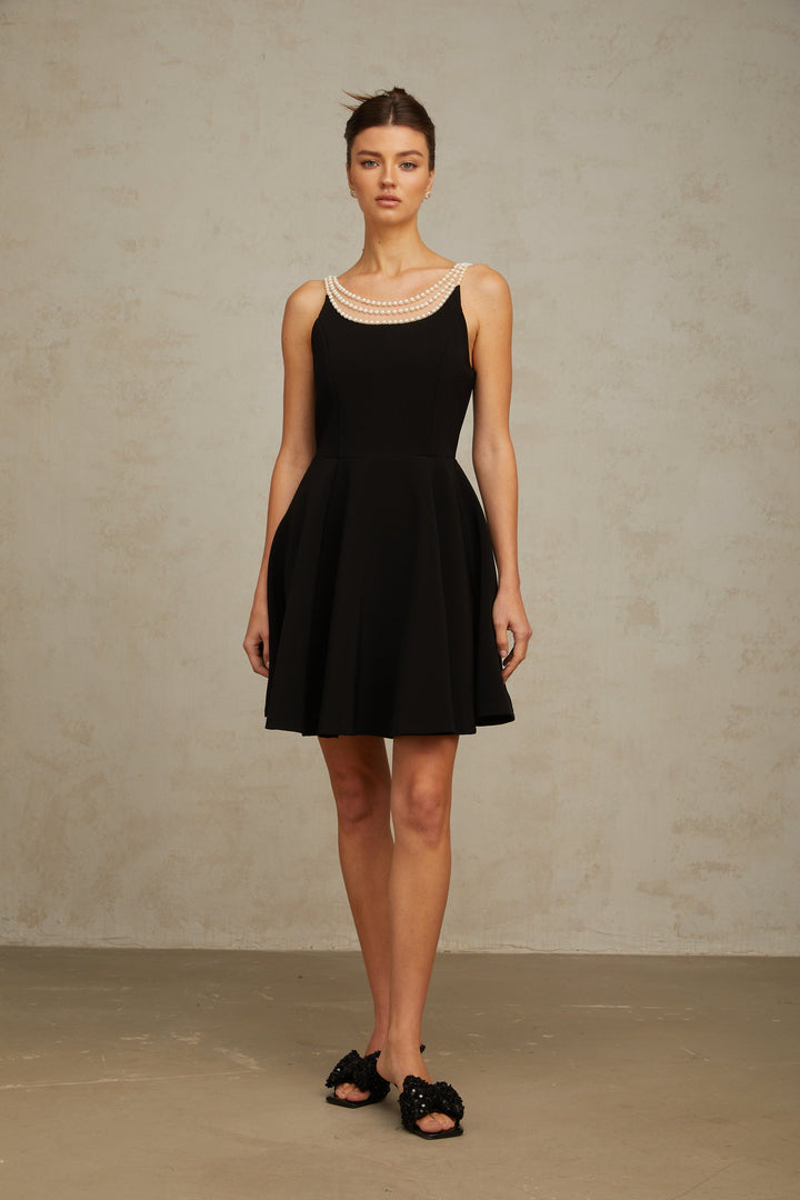 Avellia Danaé Midnight Pearl Mini Dress
