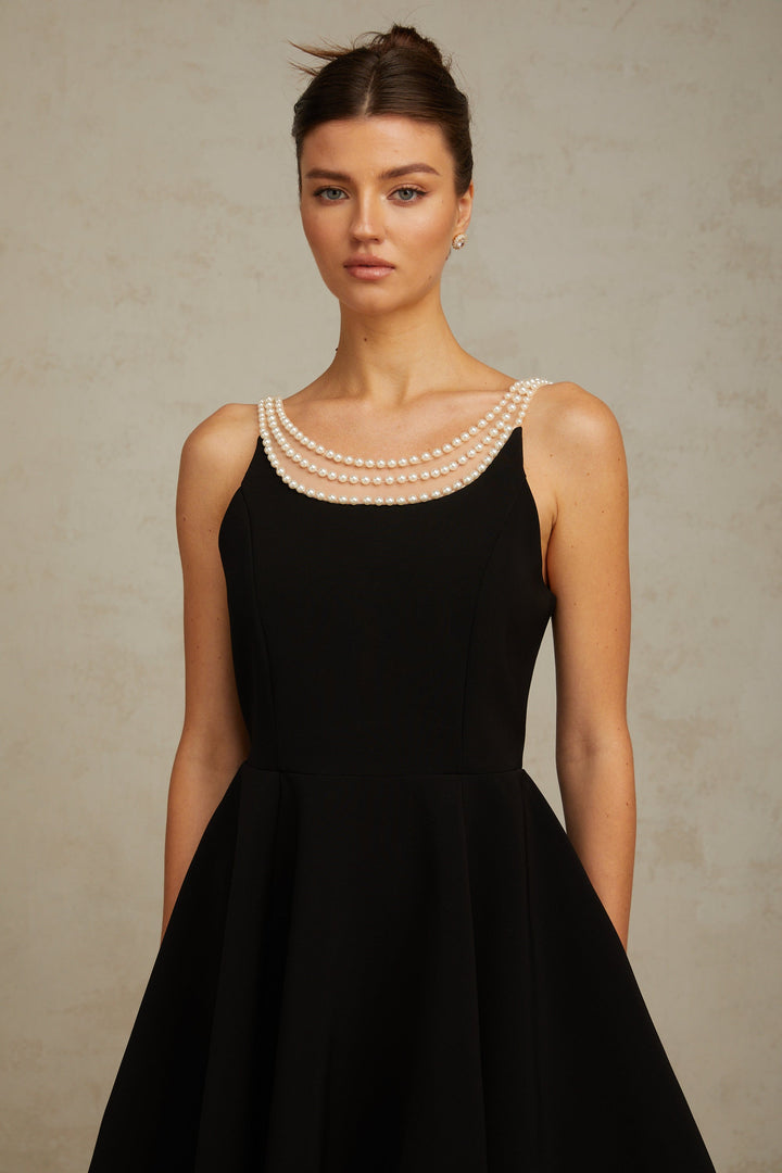 Avellia Danaé Midnight Pearl Mini Dress