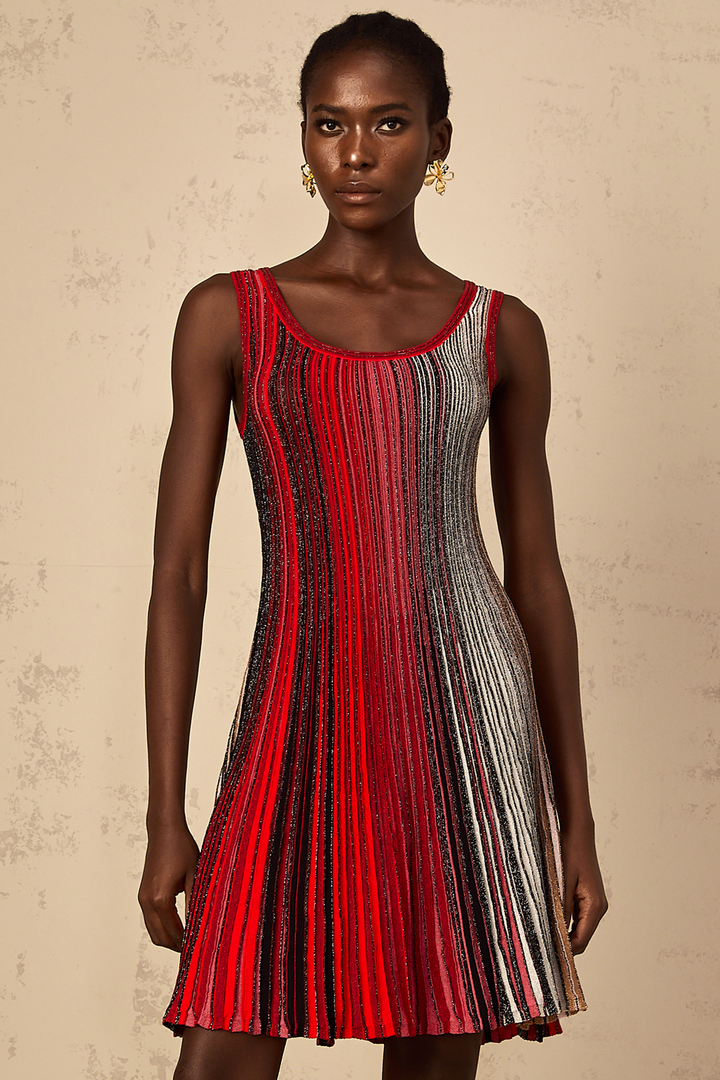 Avellia Amaryllis Scarlet Sequin Mini Dress