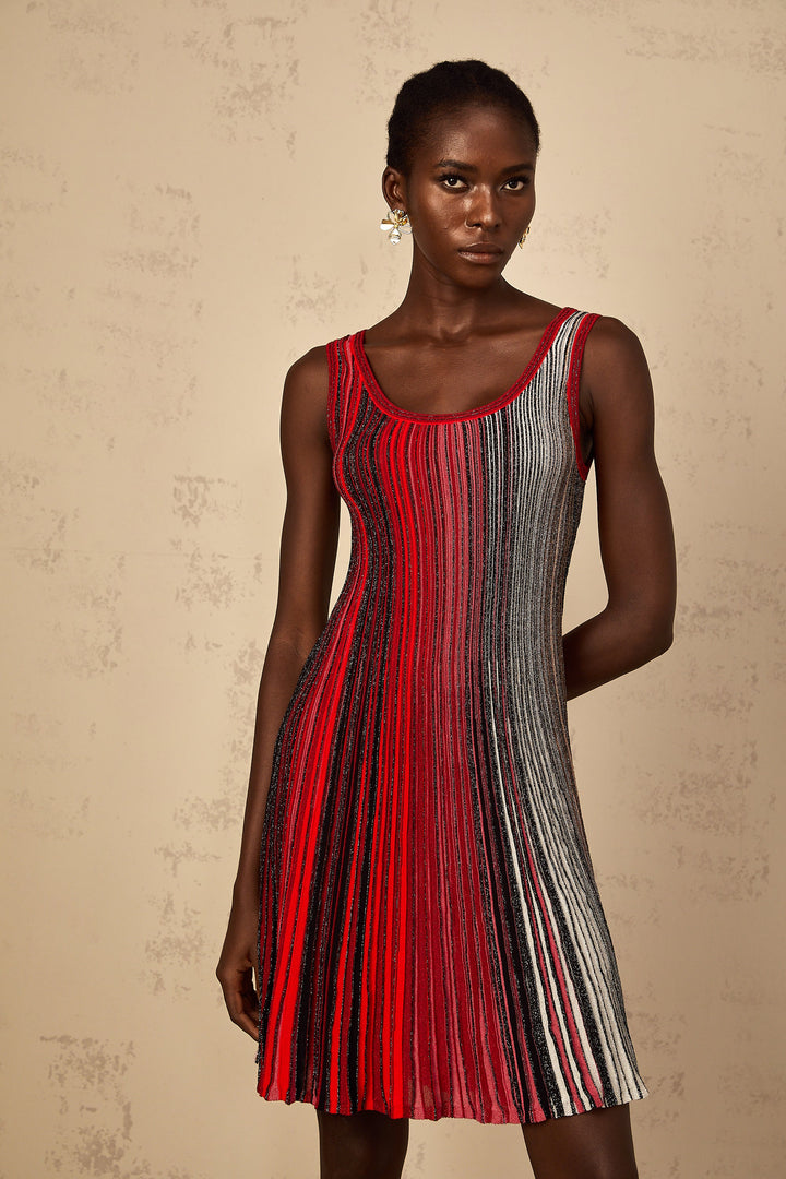 Avellia Amaryllis Scarlet Sequin Mini Dress