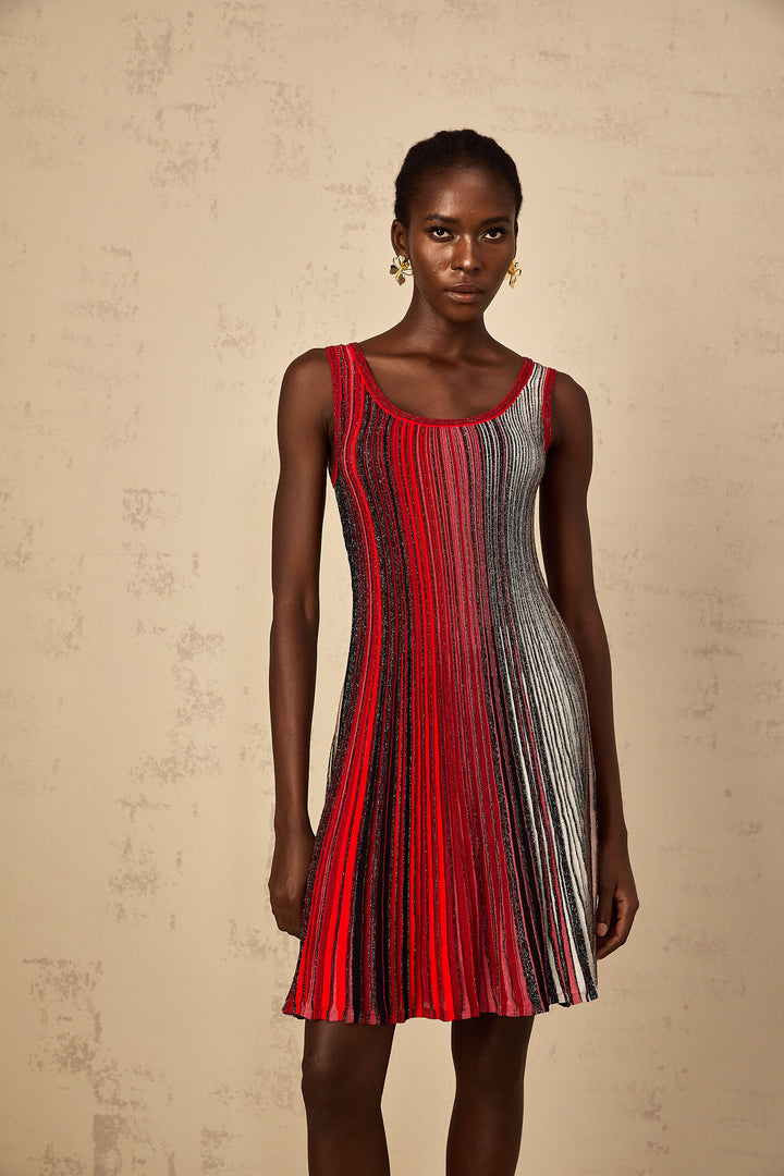 Avellia Amaryllis Scarlet Sequin Mini Dress