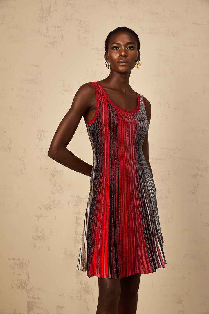 Avellia Amaryllis Scarlet Sequin Mini Dress