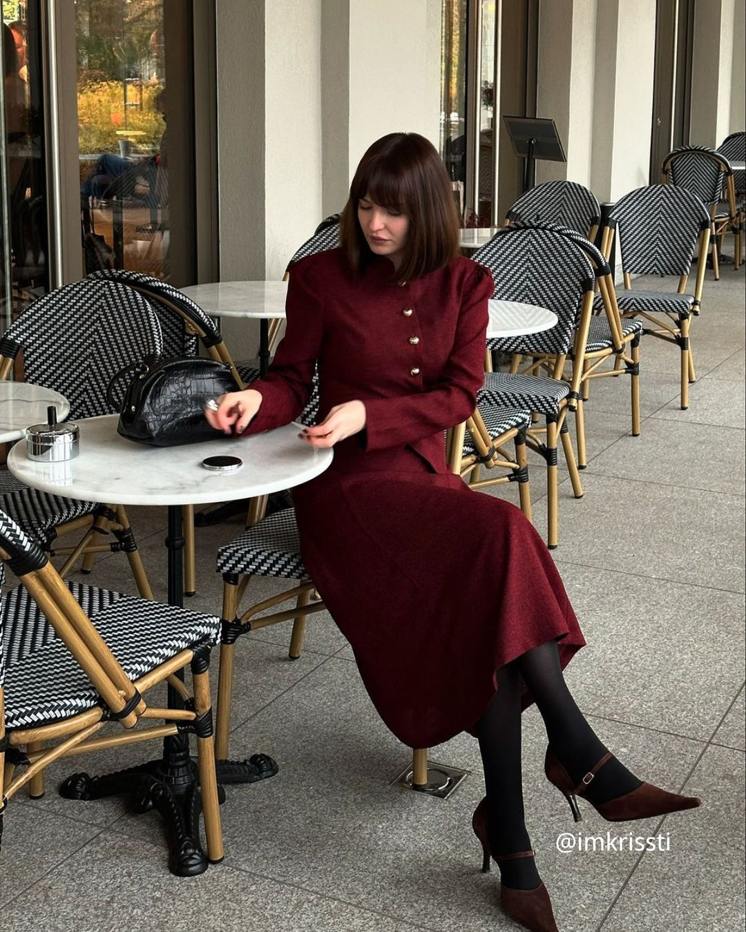 The Icon Retro Single-breasted Tweed Jacket