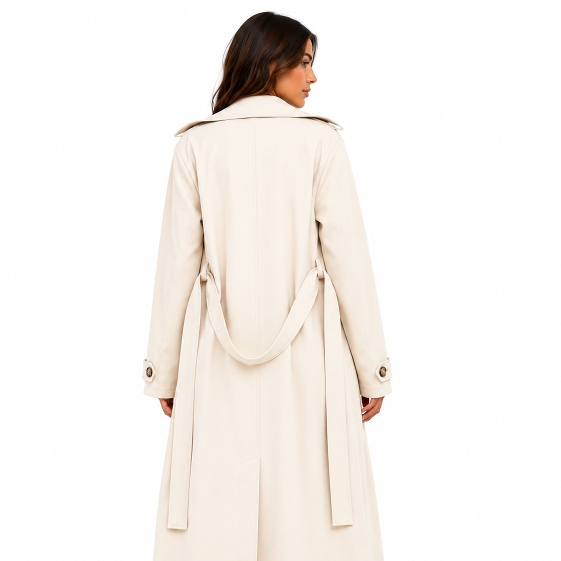 Sobretudo Feminino Capri Off White