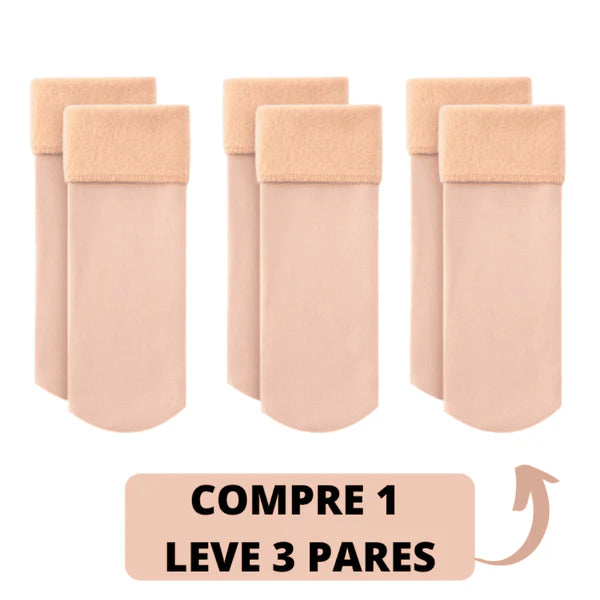 Meia Térmica Aveludada Ultraconfort | COMPRE 1 LEVE 3