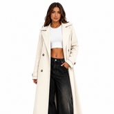 Sobretudo Feminino Capri Off White