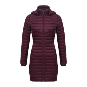 Casaco Feminino de Inverno Acolchoado de Algodão
