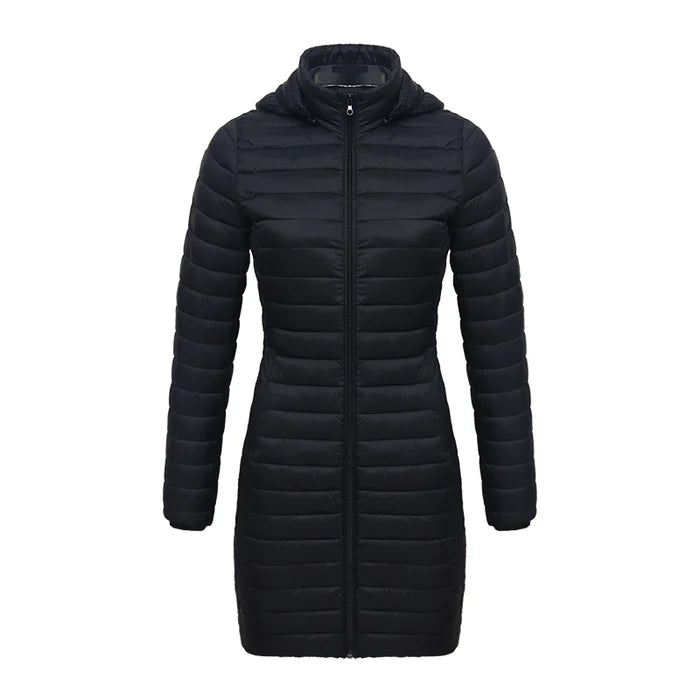 Casaco Feminino de Inverno Acolchoado de Algodão