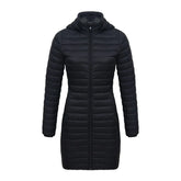 Casaco Feminino de Inverno Acolchoado de Algodão