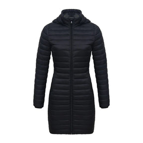 Casaco Feminino de Inverno Acolchoado de Algodão