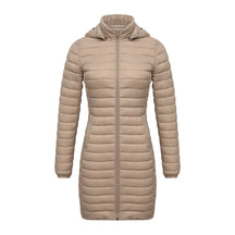 Casaco Feminino de Inverno Acolchoado de Algodão