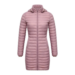 Casaco Feminino de Inverno Acolchoado de Algodão