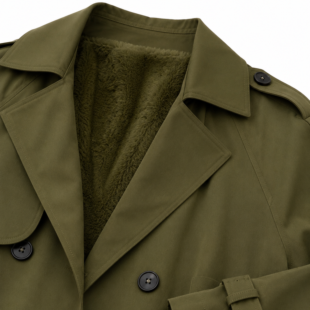 Sobretudo Feminino Verona Verde Militar
