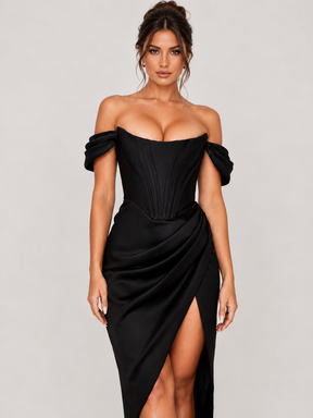 Vestido Midi Corset Estruturado Vivienne