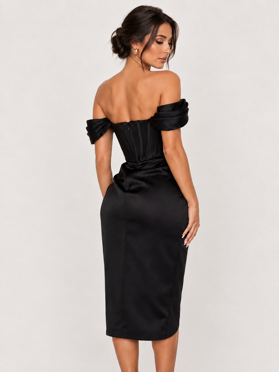 Vestido Midi Corset Estruturado Vivienne