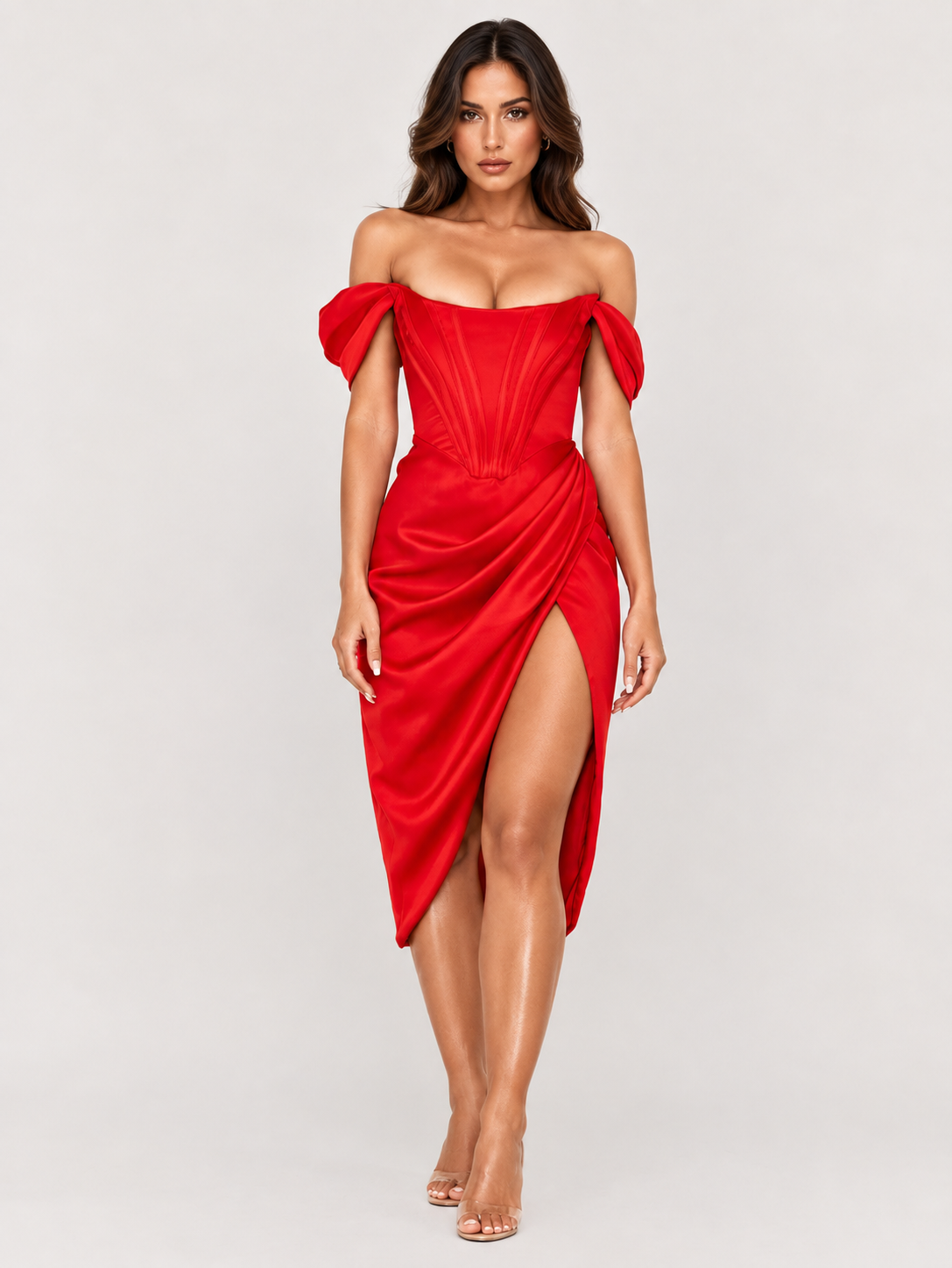 Vestido Midi Corset Estruturado Vivienne