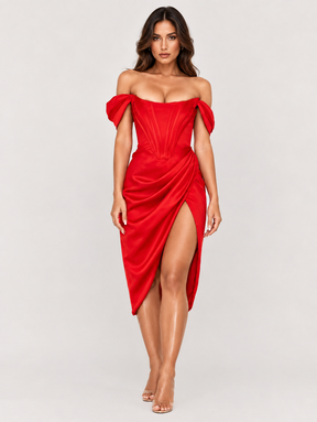 Vestido Midi Corset Estruturado Vivienne