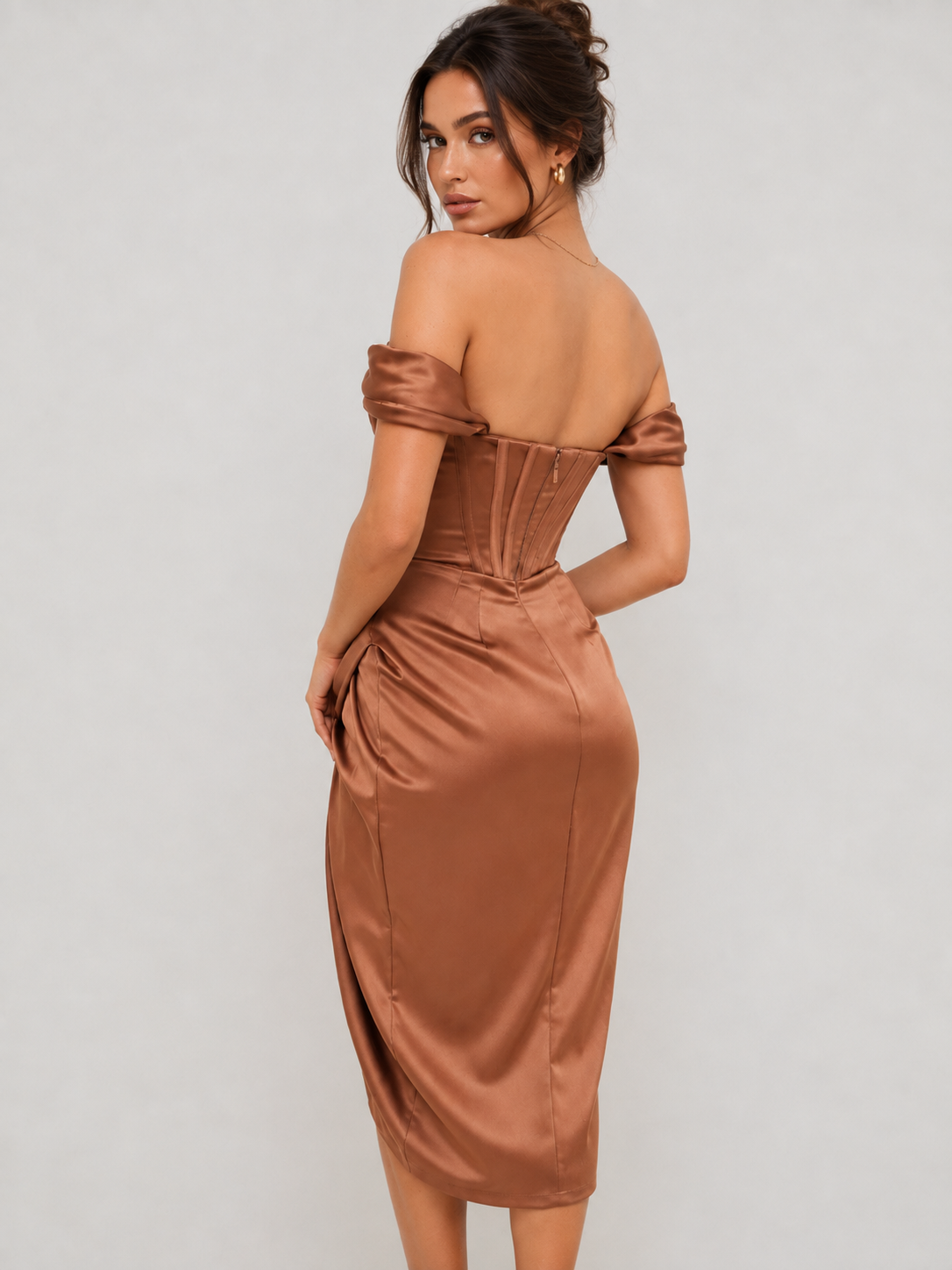 Vestido Midi Corset Estruturado Vivienne