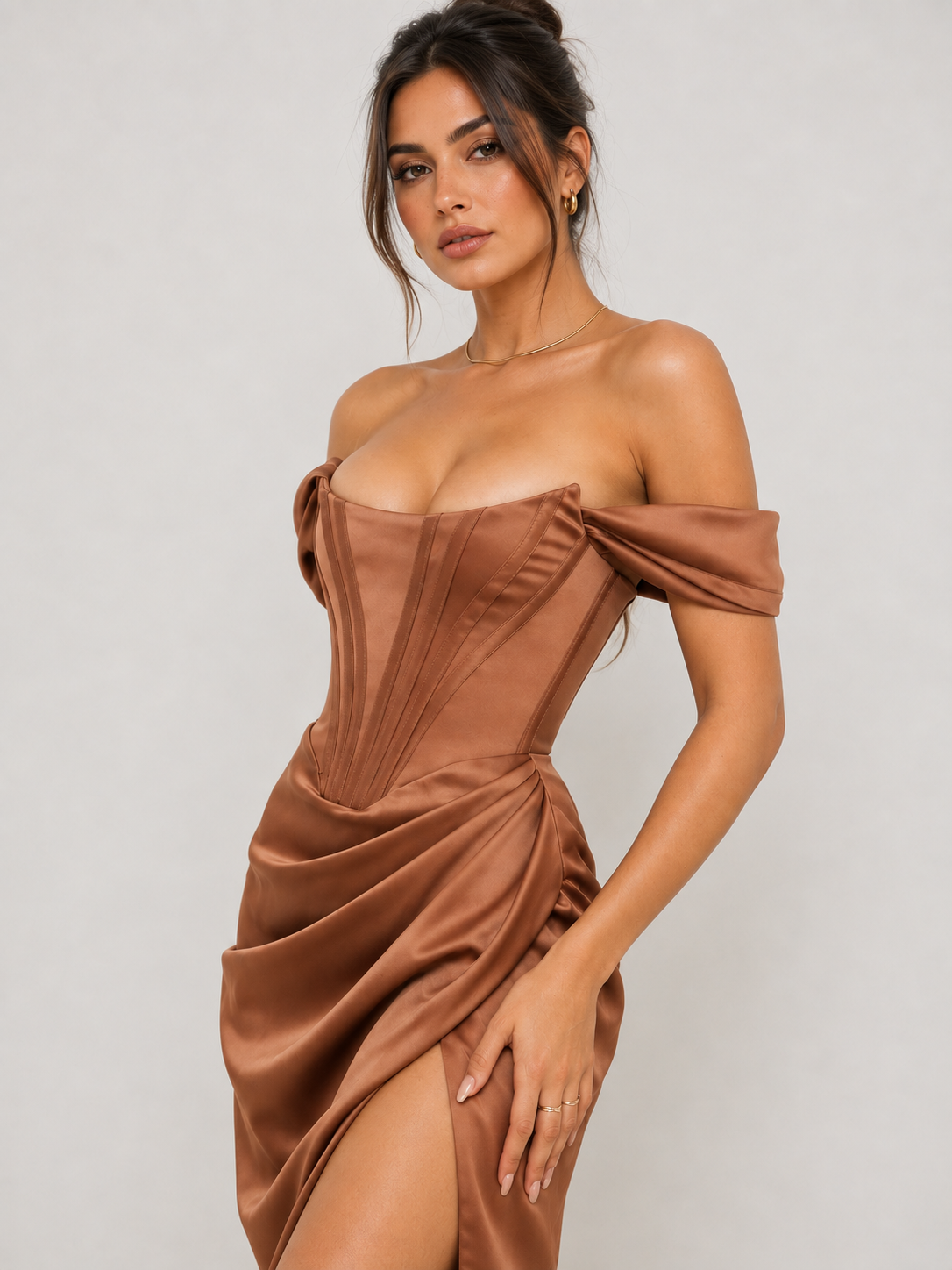 Vestido Midi Corset Estruturado Vivienne