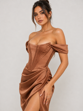 Vestido Midi Corset Estruturado Vivienne
