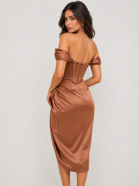 Vestido Midi Corset Estruturado Vivienne