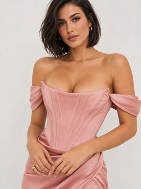 Vestido Midi Corset Estruturado Vivienne