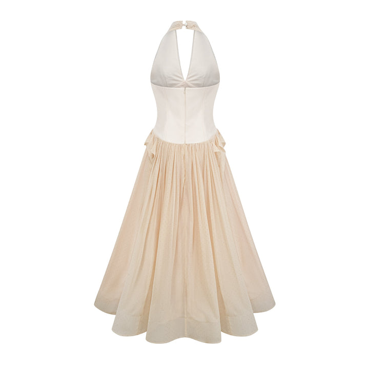 Avellia Charlotte Whisper Tulle Midi Dress