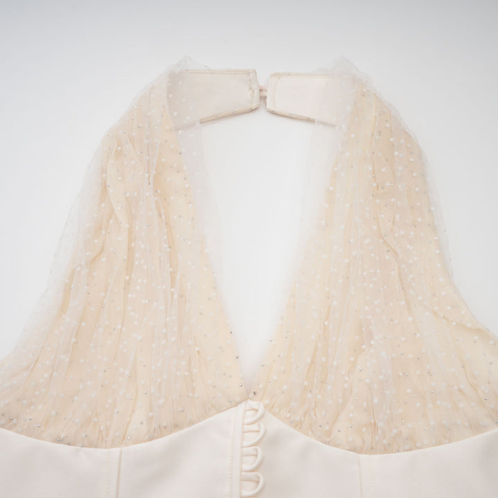 Avellia Charlotte Whisper Tulle Midi Dress