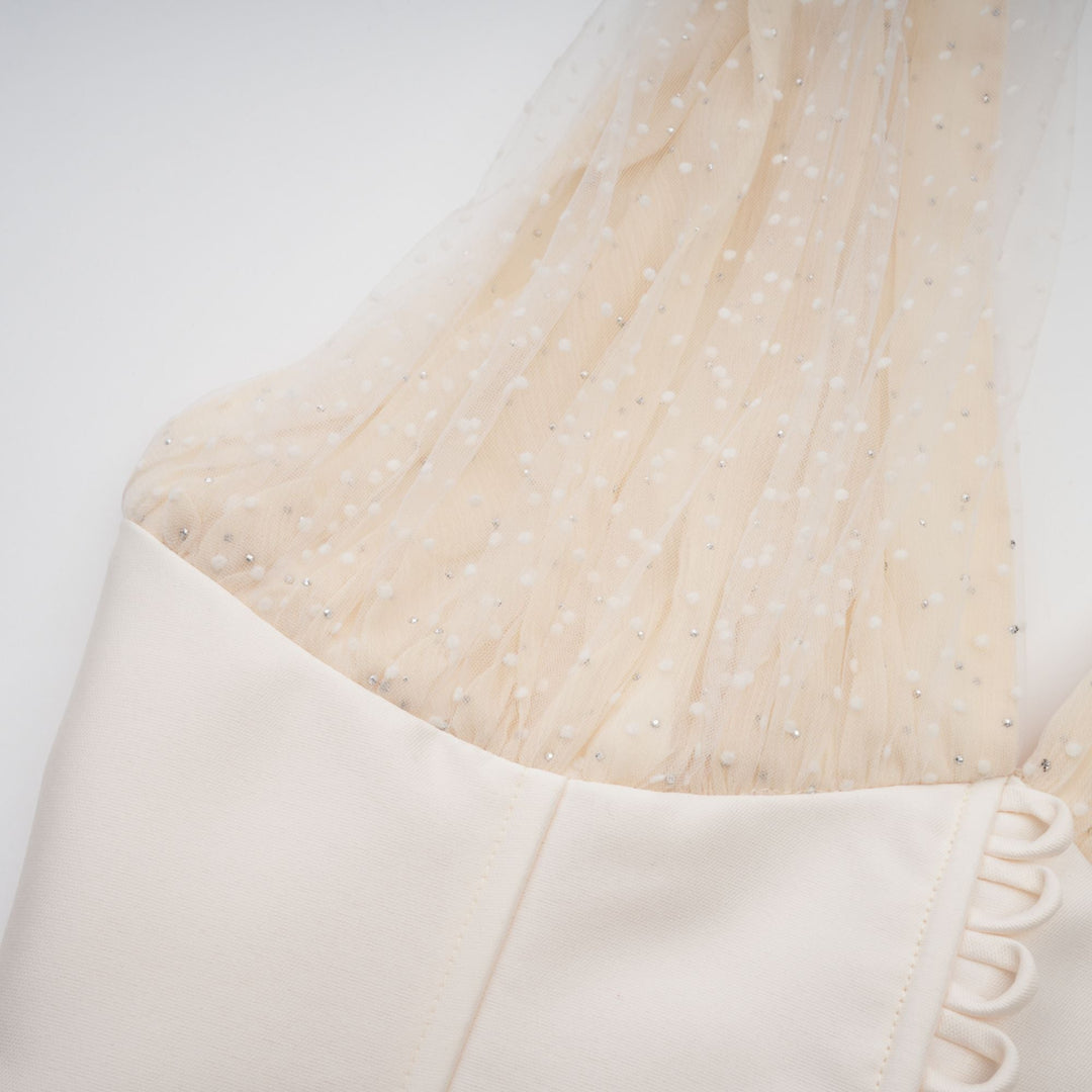 Avellia Charlotte Whisper Tulle Midi Dress