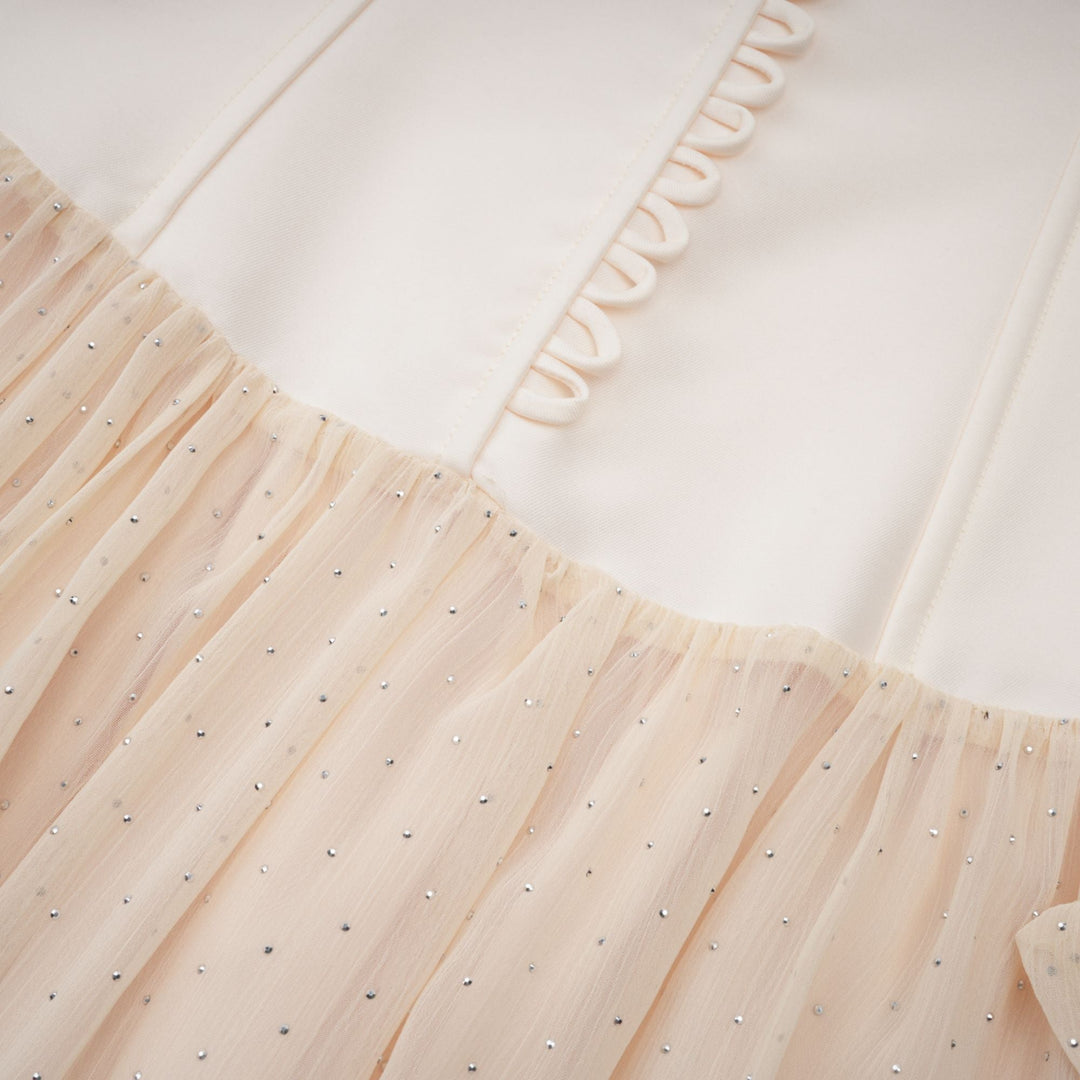 Avellia Charlotte Whisper Tulle Midi Dress