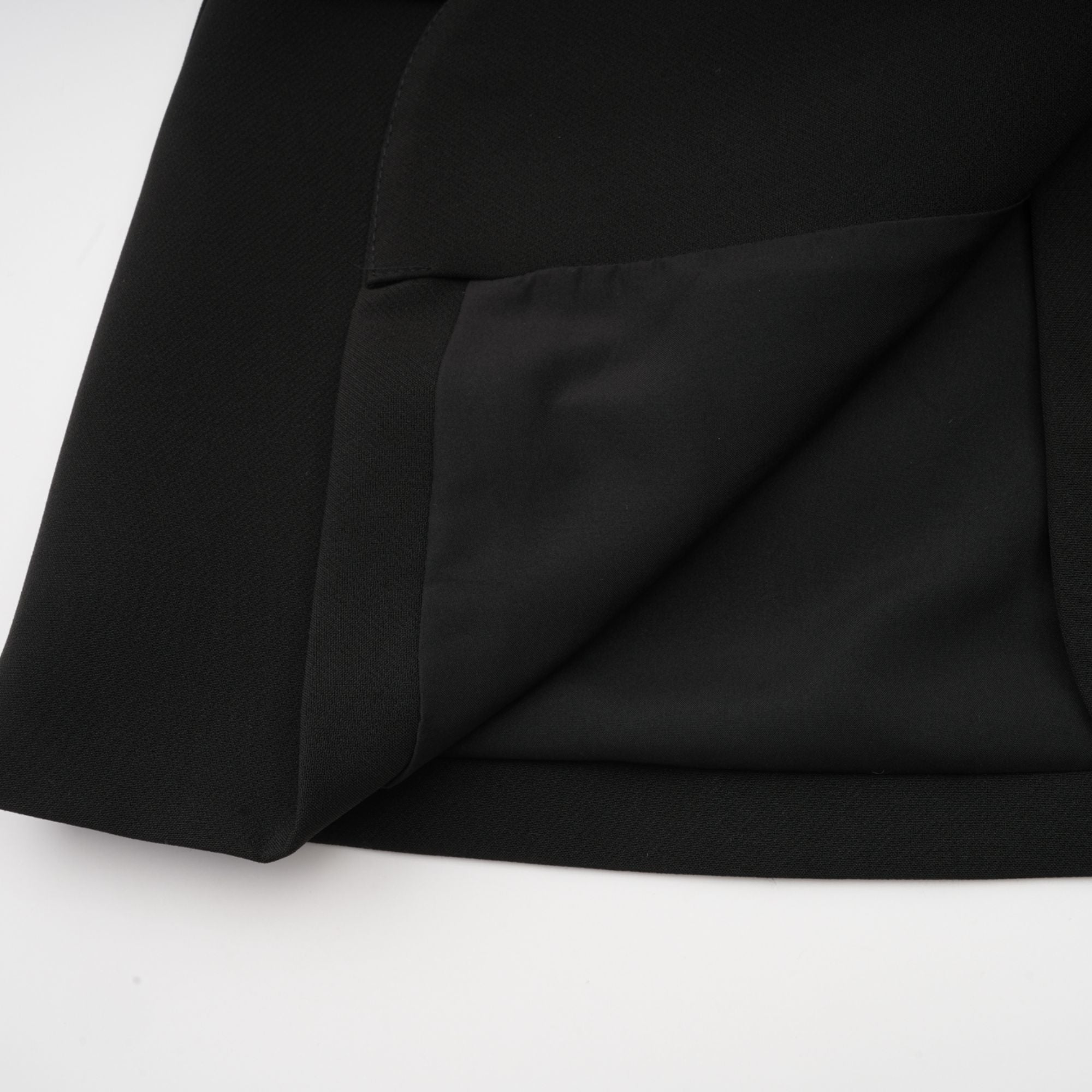 Audrey black crystal-embellished cut-out jacket