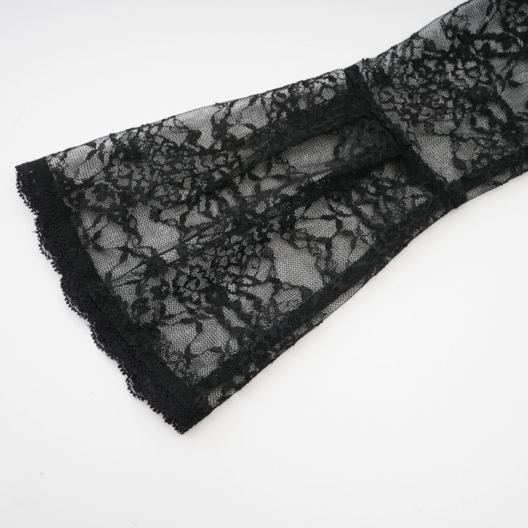 Avellia Noir Bloom Lace Vest & Dress Set