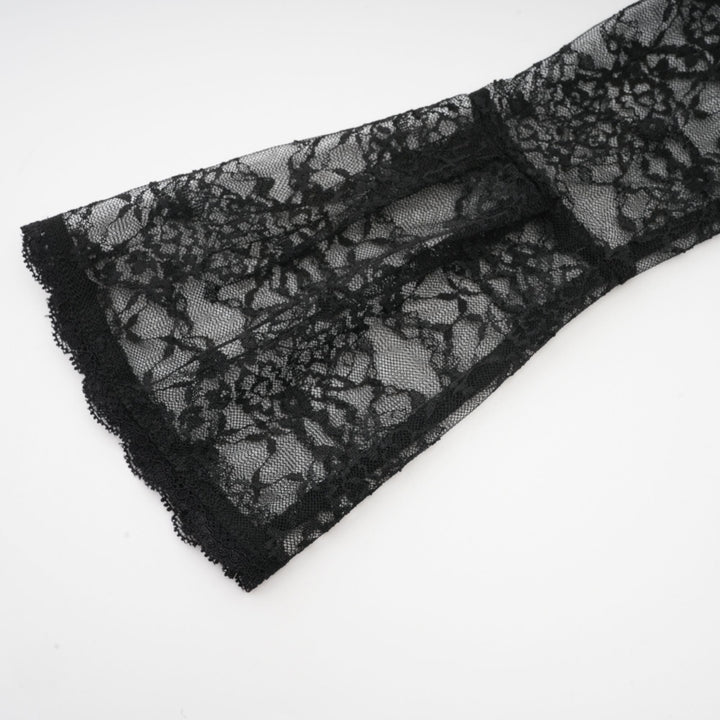 Avellia Noir Bloom Lace Vest & Dress Set