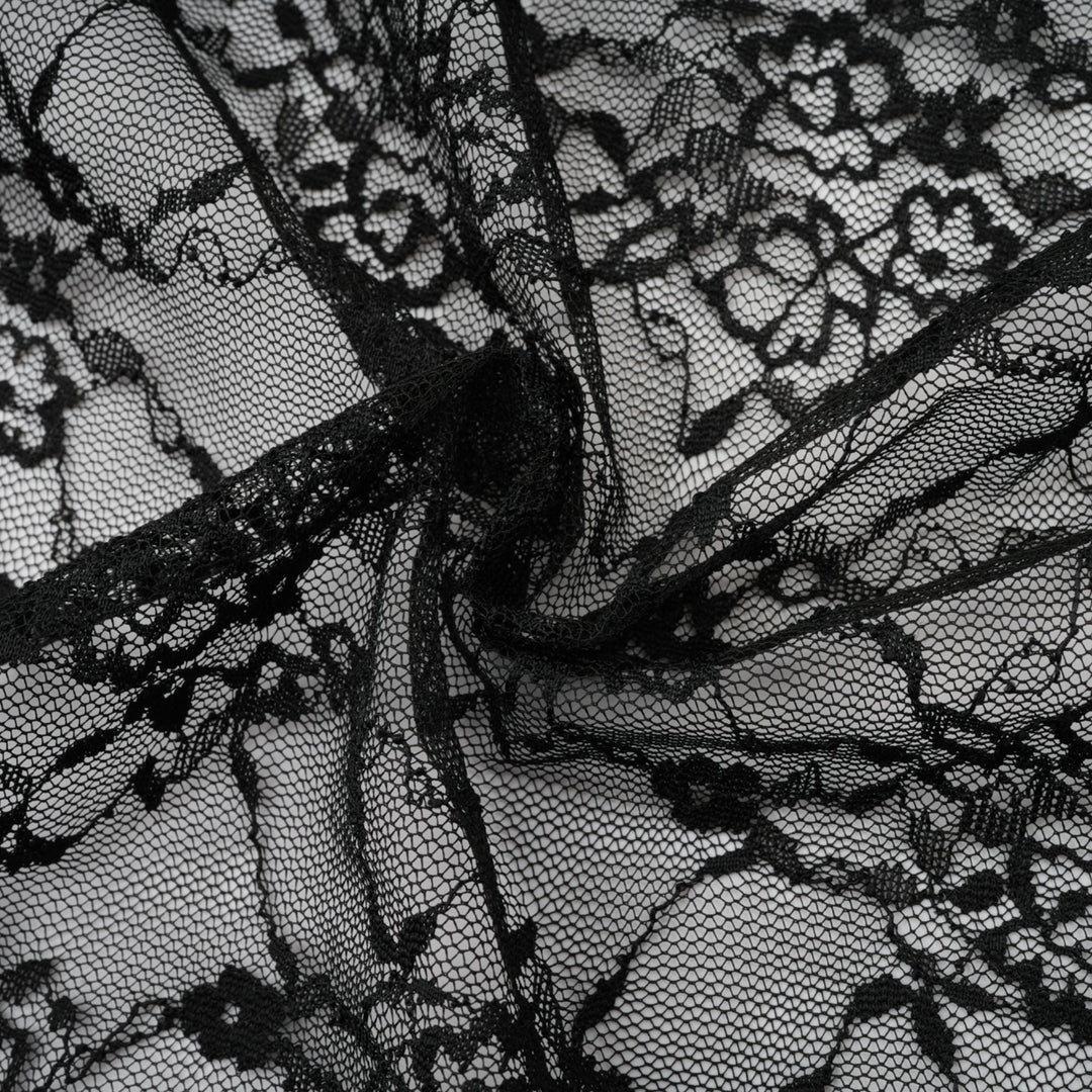 Avellia Noir Bloom Lace Vest & Dress Set