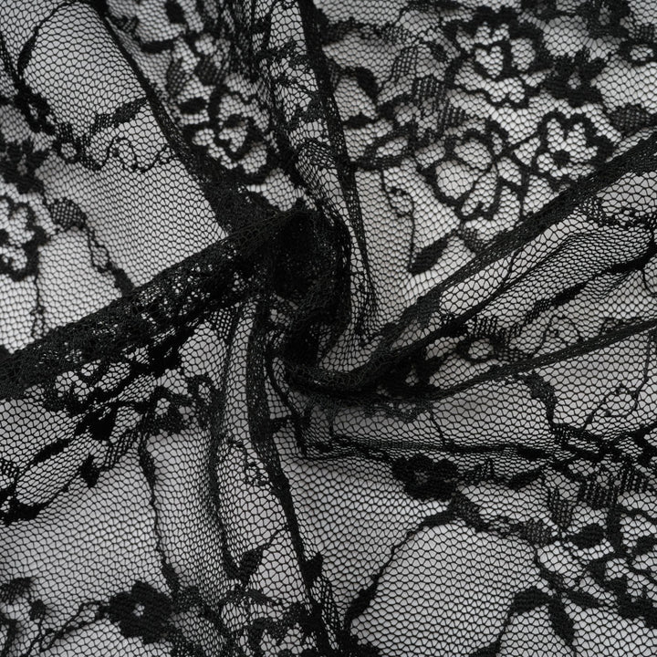 Avellia Noir Bloom Lace Vest & Dress Set