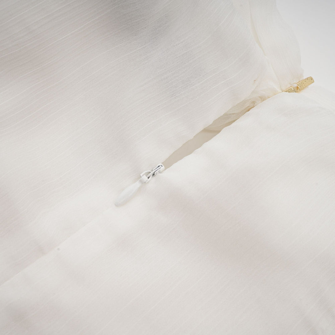 Avellia Émilienne Twilight Pleated Mini Dress