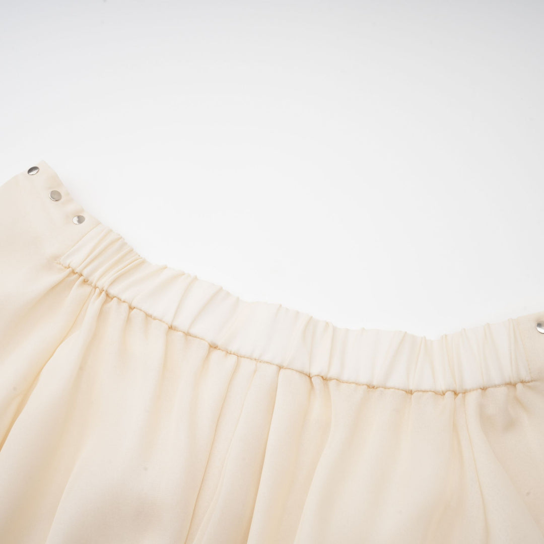 Avellia Serene Chiffon Off-Shoulder Mini Dress