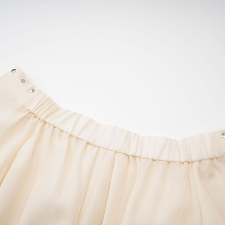 Avellia Serene Chiffon Off-Shoulder Mini Dress