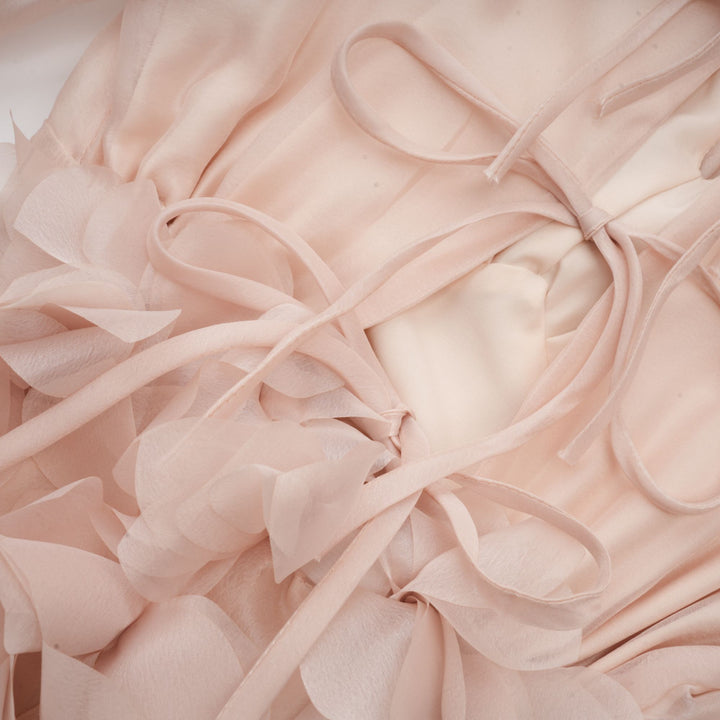 Avellia Faye Faux-Floral Embellished Midi Dress