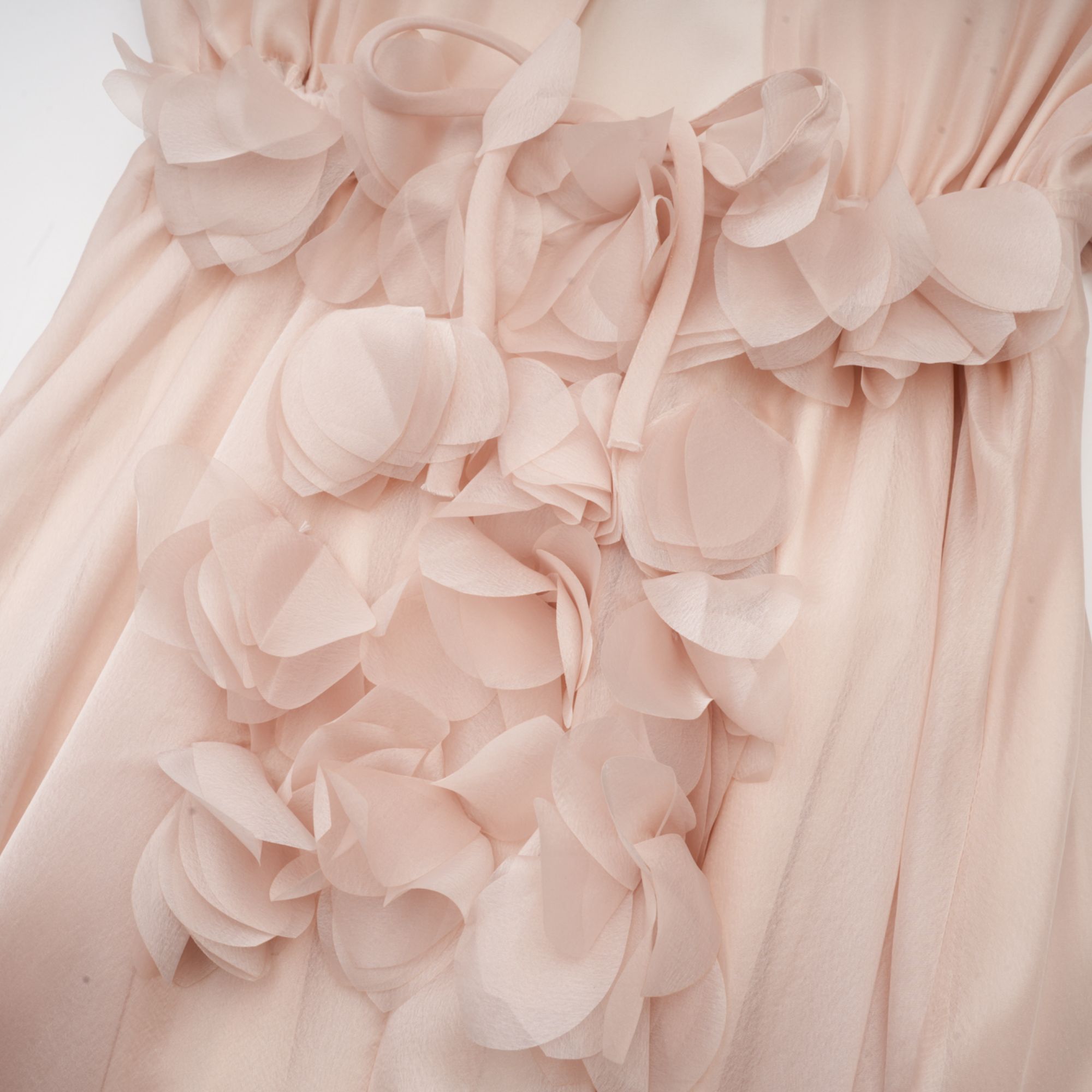 Avellia Faye Faux-Floral Embellished Midi Dress